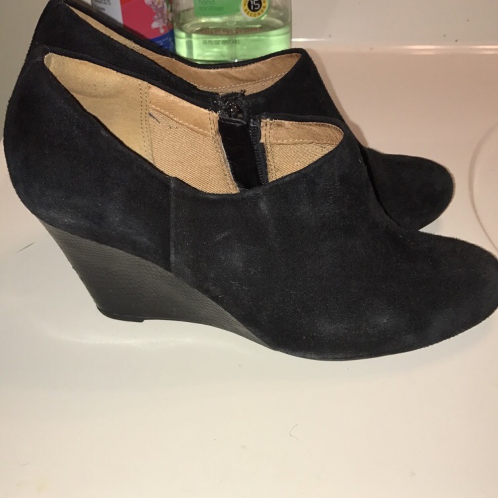 Suede booties